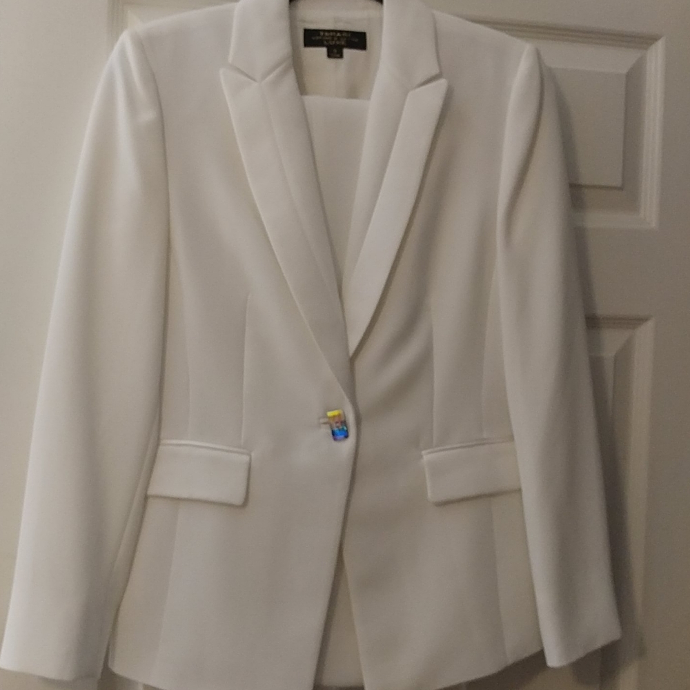 White Pant Suit